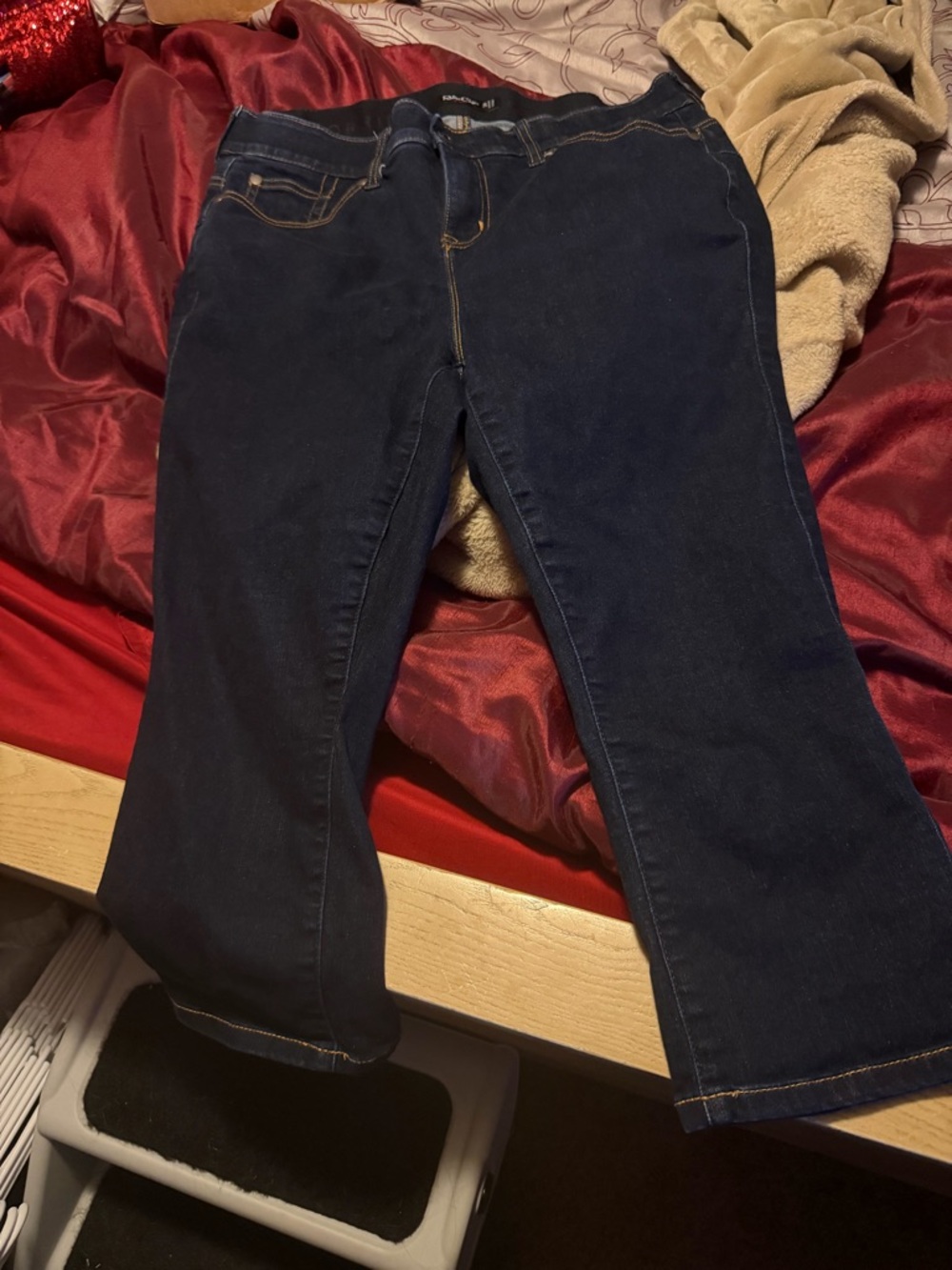 Dark Blue Women’s Capri Jeans